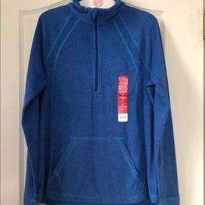 NWT Tek Gear Quarter Zip Mockneck pullover sweater